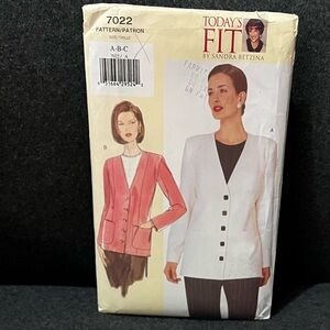 Vintage Vogue blazer pattern XS-S